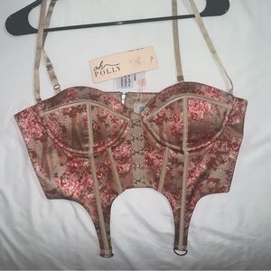 Oh Polly floral corset top